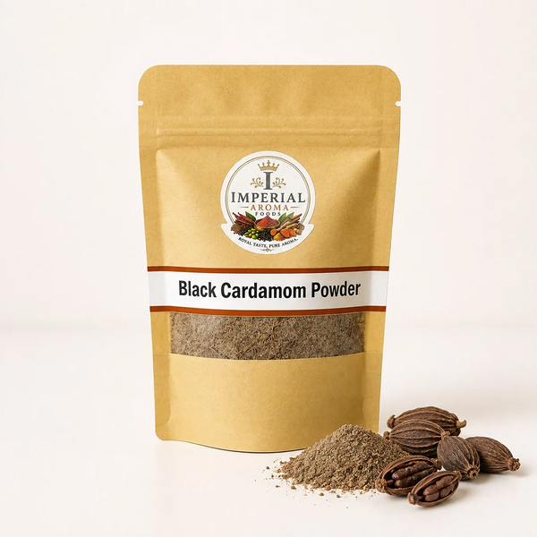 Black Cardamom Powder (Bari Elaichi) – 100% Pure & Natural