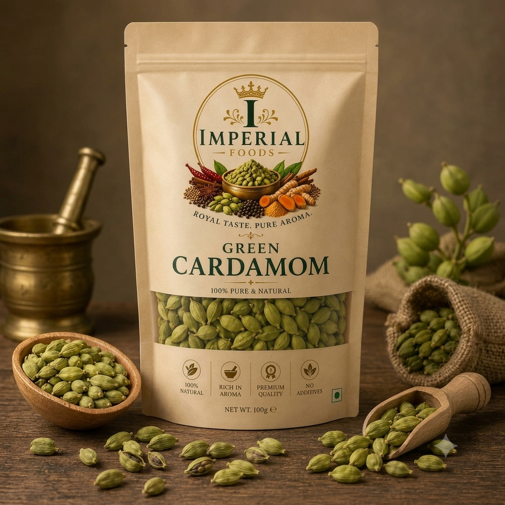 Green Cardamom (Sabz Elaichi) – 100% Pure & Natural