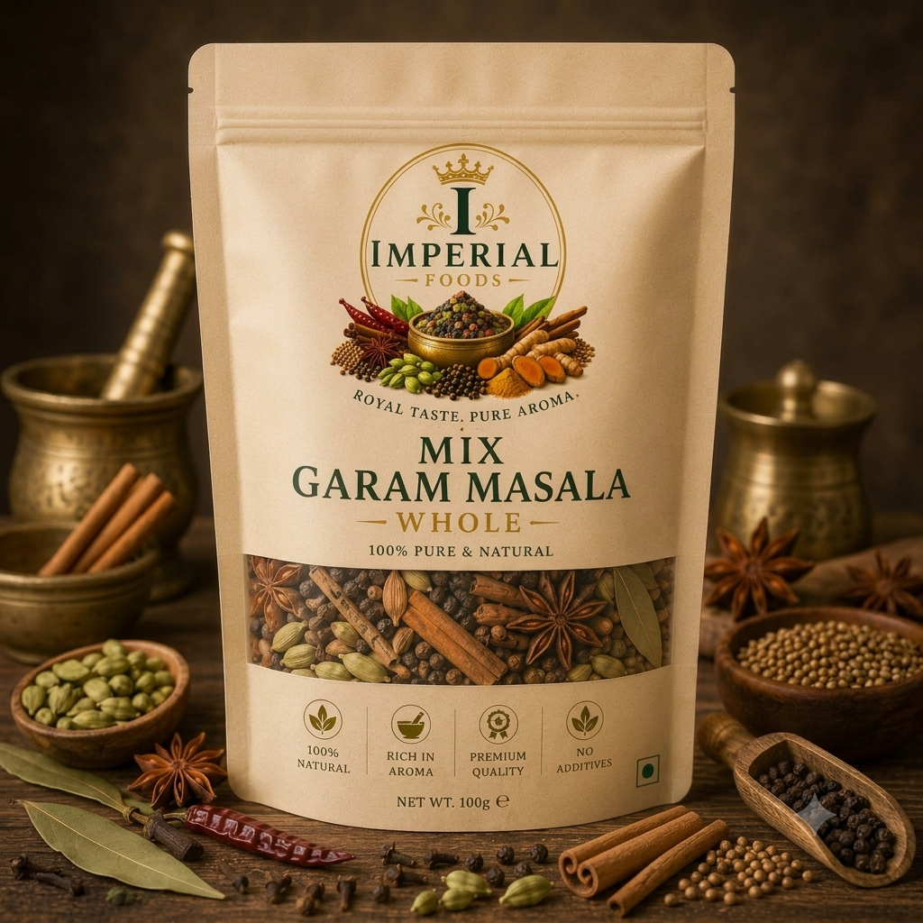 Mix Garam Masala Whole (Sabut Garam Masala) – 100% Pure & Natural