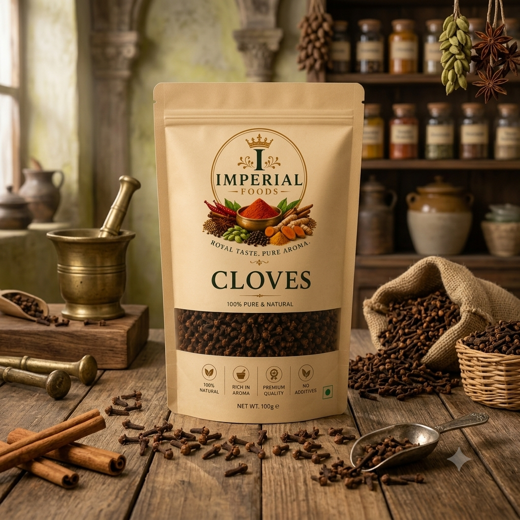 Imperial Foods Premium Cloves (Sabut Laung) – 100% Pure & Natural