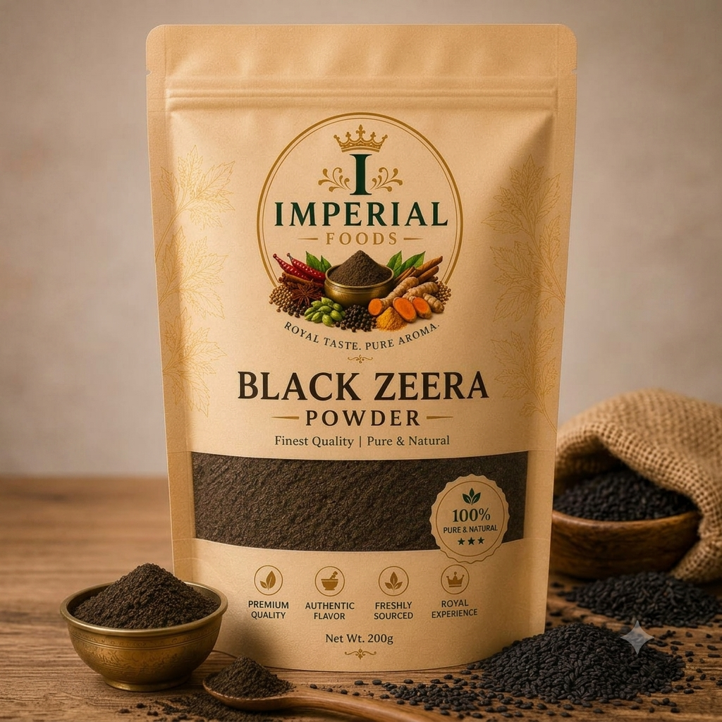 Black Zeera Powder (Shahi Kala Jeera Powder) – 100% Pure &