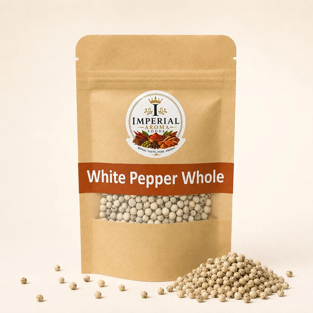 White Pepper Whole 100% Organic
